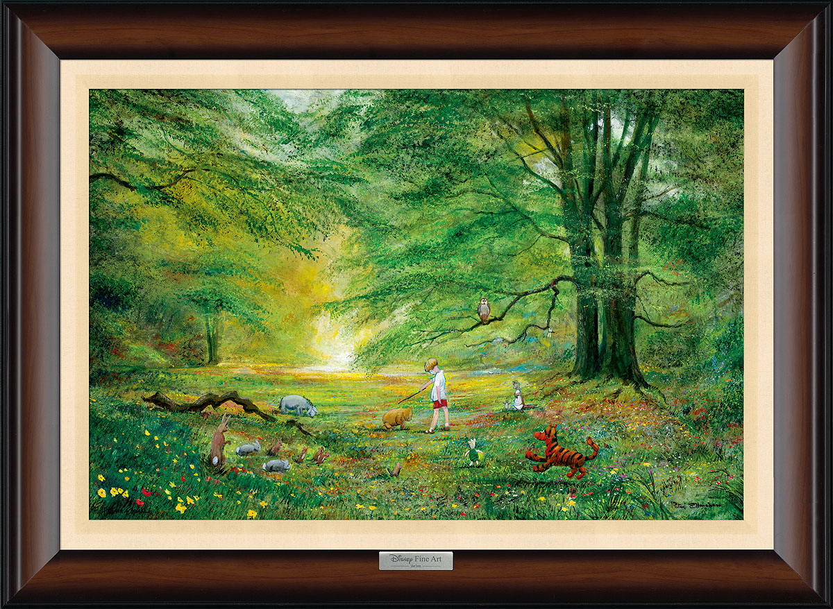 Peter and Harrison Ellenshaw The Knighting of Pooh (Framed)